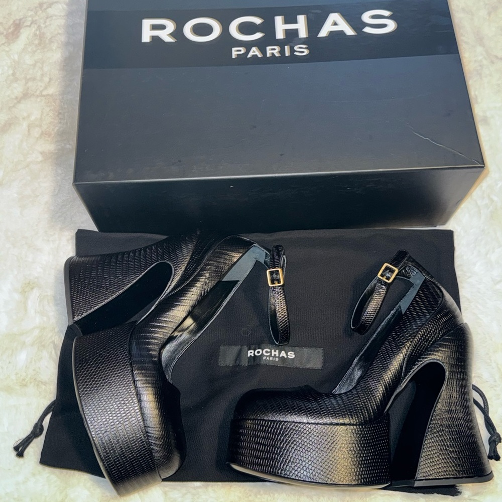 Brand New In Box Rochas Heels - Picture 2 of 7